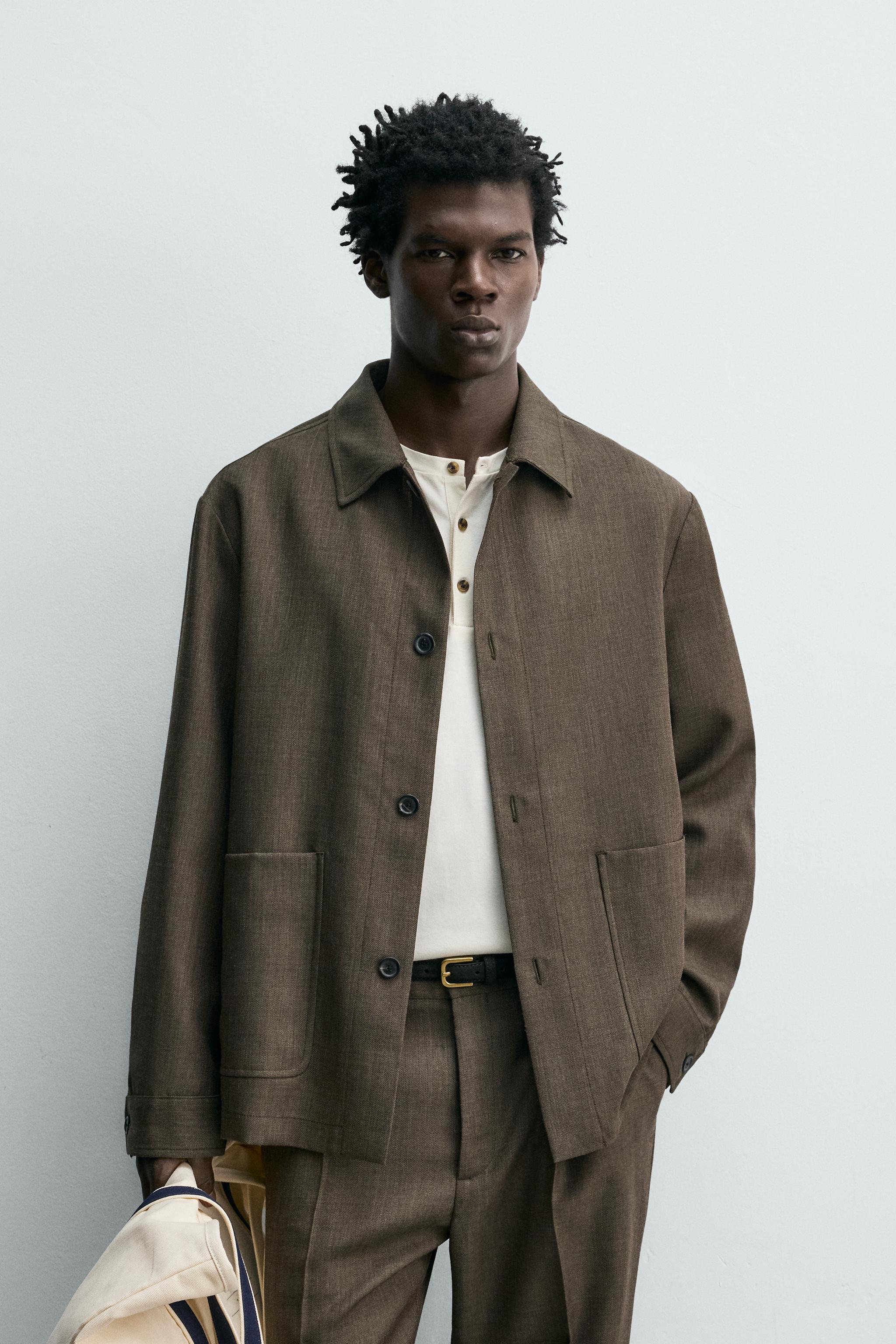 REGULAR FIT 100% WOOL OVERSHIRT